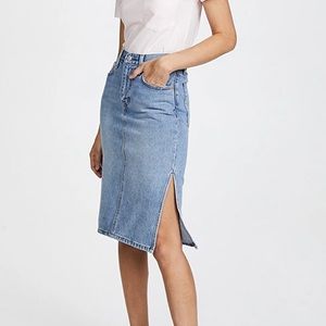 Levi’s Side Slit Skirt